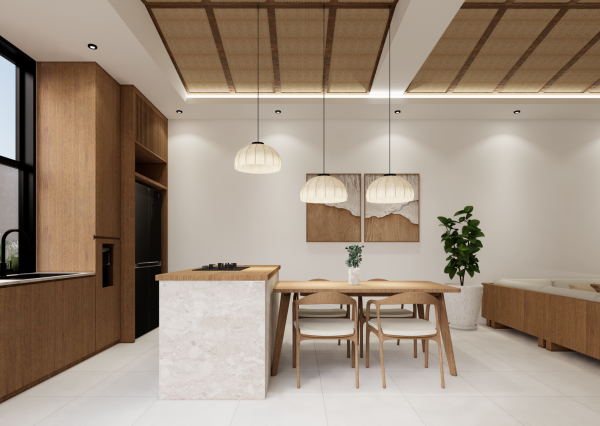 Moderná 1-izbová vila v štýle tropického minimalizmu