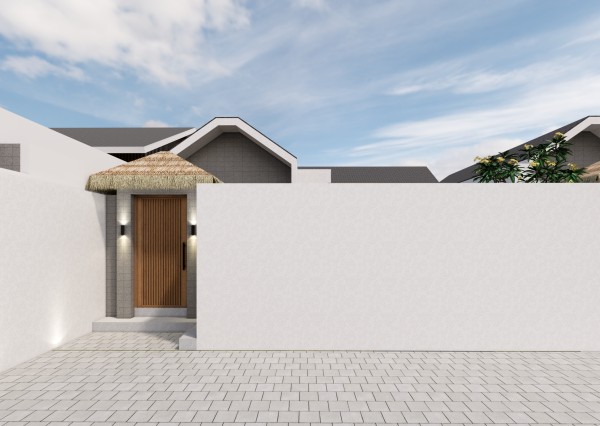 Moderná 1-izbová vila v štýle tropického minimalizmu